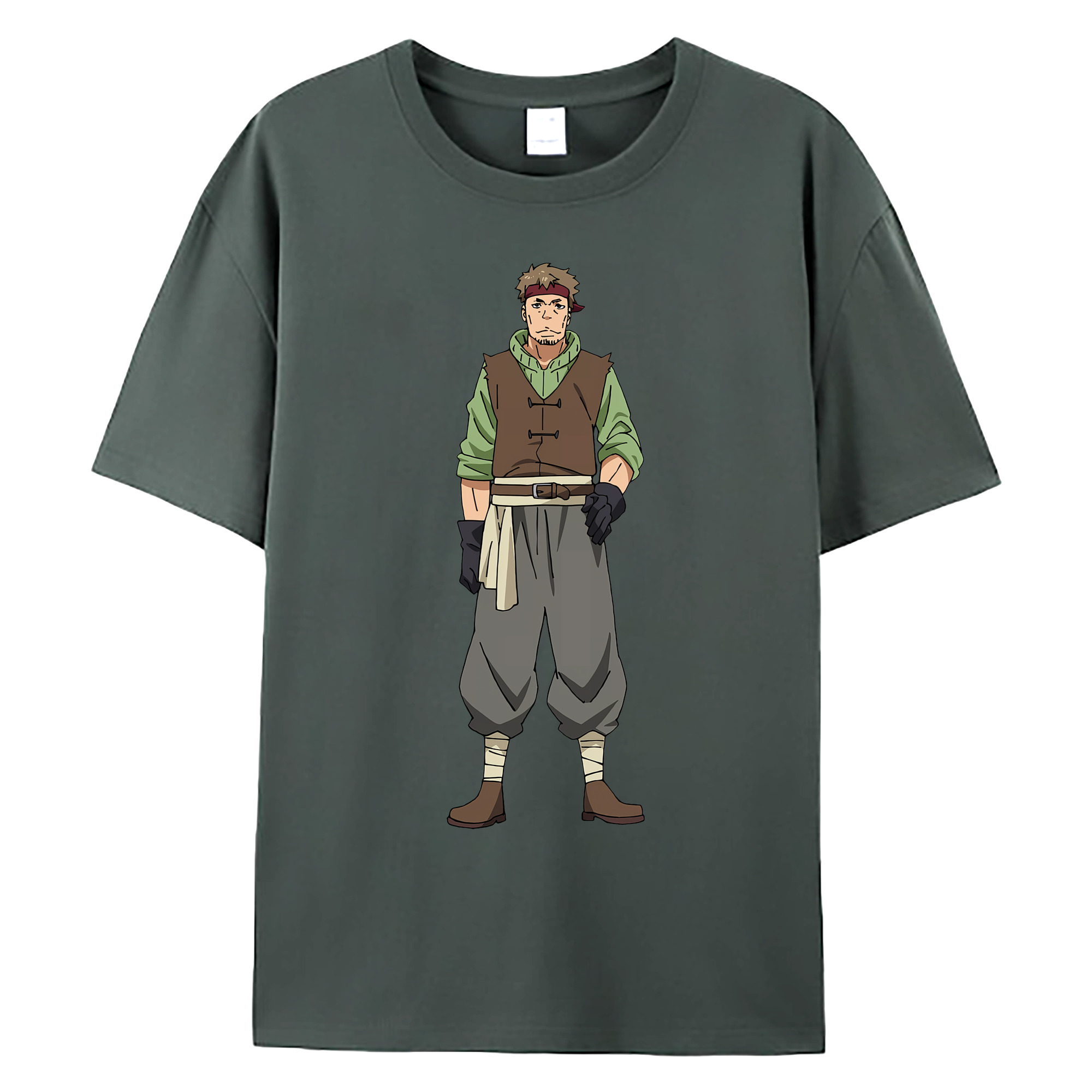（画像用） 転スラ Regarding Reincarnated to Slime 綿100％ メンズ半袖Tシャツ｜肌触りやわらか＆通気性